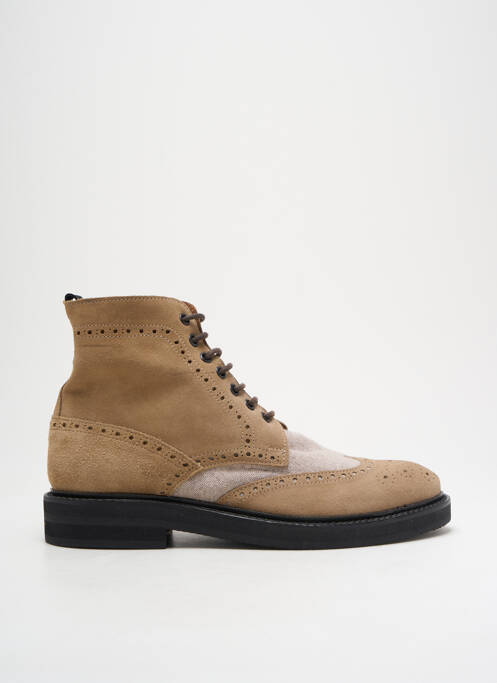 Bottines/Boots beige ELEVENTY pour homme