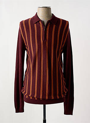 Pull maille souple et aérée manches longues rouge 4 FUNKY FLAVOURS homme