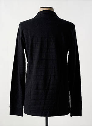Polo manches longues manches longues noir LOSAN homme