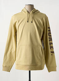 Sweat-shirt à capuche poches manches longues beige HURLEY homme
