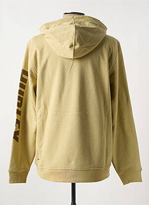 Sweat-shirt à capuche poches manches longues beige HURLEY homme