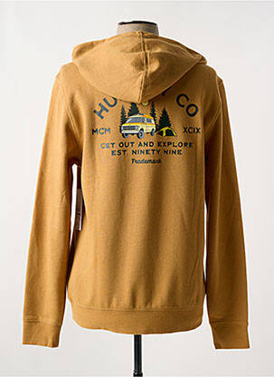 Sweat-shirt à capuche poches manches longues orange HURLEY homme