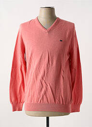 Pull col v manches longues rose BROWN JURY homme