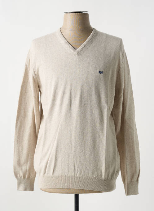 Pull beige BROWN JURY pour homme