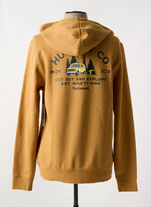 Sweat-shirt à capuche orange HURLEY pour homme