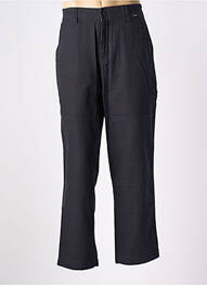 Pantalon droit tissage popeline taille normale noir HURLEY homme