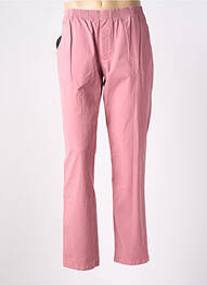 Pantalon chino tissage popeline taille normale rose LCDN homme