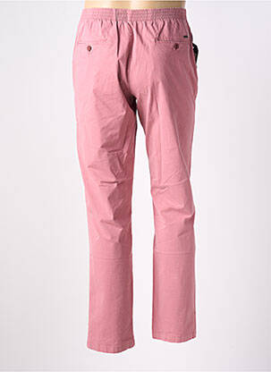 Pantalon chino tissage popeline taille normale rose LCDN homme