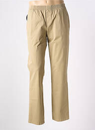 Pantalon chino tissage popeline taille normale beige LCDN homme