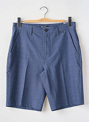 Short tissage popeline taille basse bleu HURLEY homme