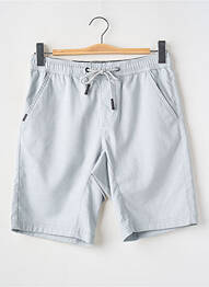 Short tissage popeline taille normale gris RAGWEAR homme
