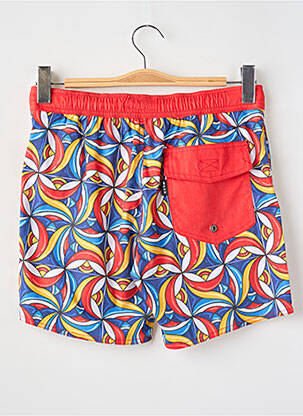 Short tissage popeline rouge WAXX homme