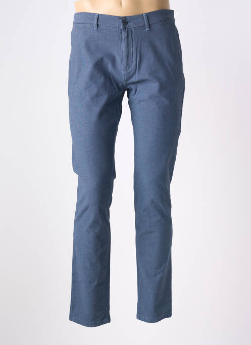 Pantalon chino bleu LCDN pour homme