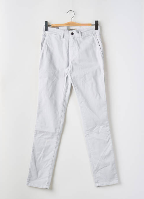 Pantalon chino gris LCDN pour homme