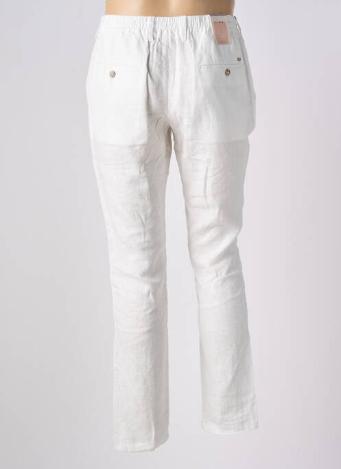 Pantalon droit blanc LCDN pour homme