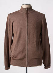 Gilet manches longues marron LOSAN pour homme seconde vue