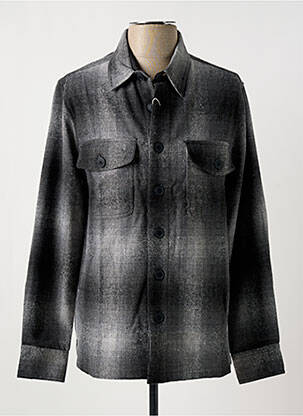 Veste casual fermeture boutonnée sur le devant gris LOSAN homme