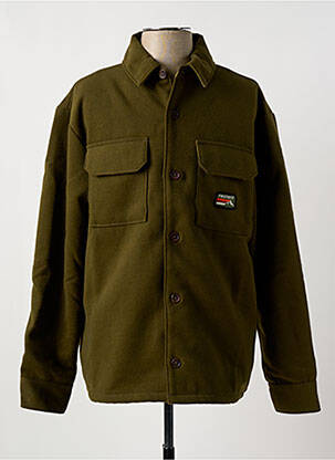 Veste casual fermeture boutonnée sur le devant vert PROTEST homme