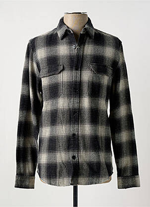 Chemise manches longues manches longues gris LOSAN homme