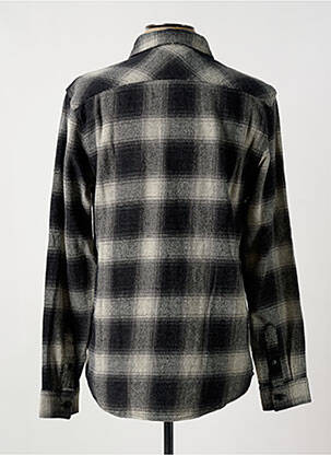 Chemise manches longues poches gris LOSAN homme
