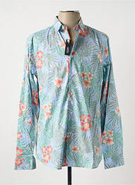 Chemise manches longues manches longues bleu YVES ENZO homme