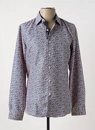 Chemise manches longues manches longues bleu YVES ENZO homme