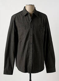 Chemise manches longues imprimé rayures gris LOSAN homme