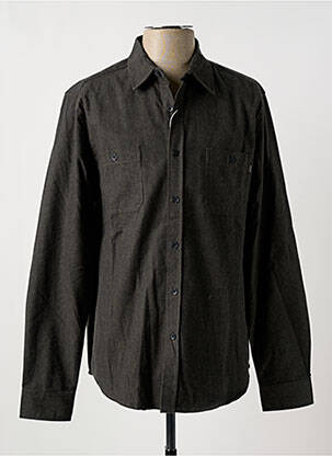 Chemise manches longues imprimé rayures gris LOSAN homme