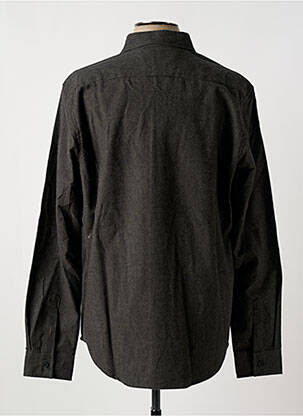 Chemise manches longues poches gris LOSAN homme