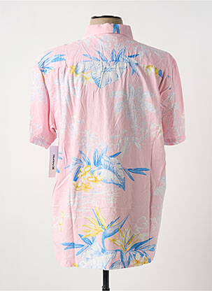 Chemise manches courtes poches rose HURLEY homme