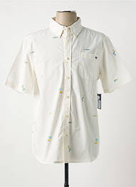 Chemise manches courtes poches blanc SALTY CREW homme