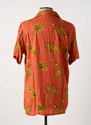 Chemise manches courtes manches courtes orange LOSAN homme