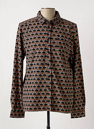 Chemise manches longues poches marron 4 FUNKY FLAVOURS homme