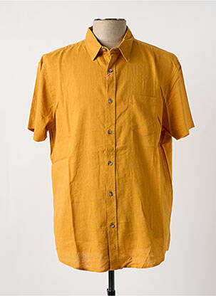 Chemise manches courtes poches jaune LOSAN homme