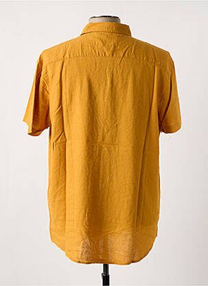 Chemise manches courtes poches jaune LOSAN homme