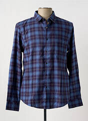 Chemise manches longues bleu LOSAN pour homme seconde vue