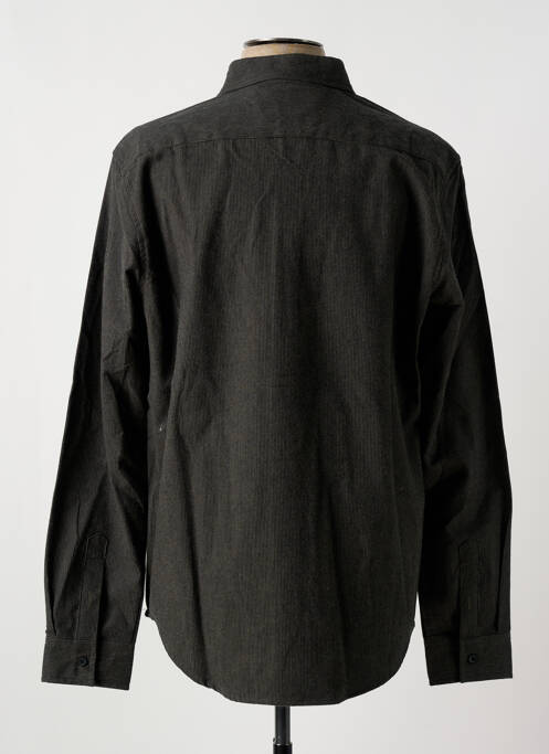 Chemise manches longues imprimé rayures gris LOSAN homme