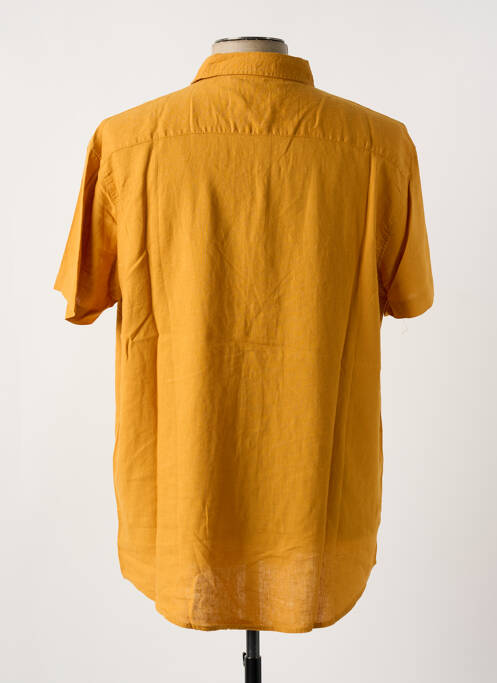 Chemise manches courtes poches jaune LOSAN homme