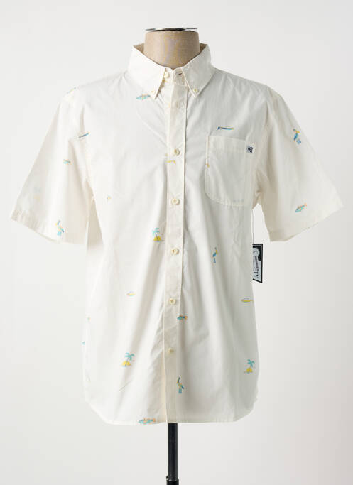 Chemise manches courtes blanc SALTY CREW pour homme