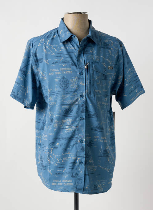 Chemise manches courtes bleu SALTY CREW pour homme