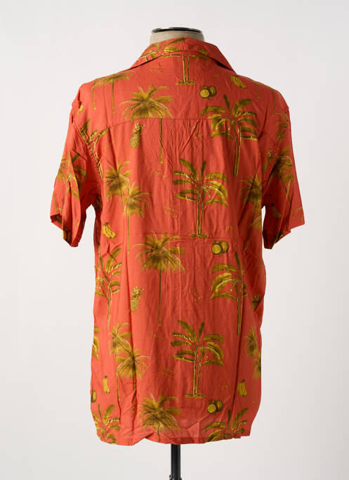 Chemise manches courtes orange LOSAN pour homme