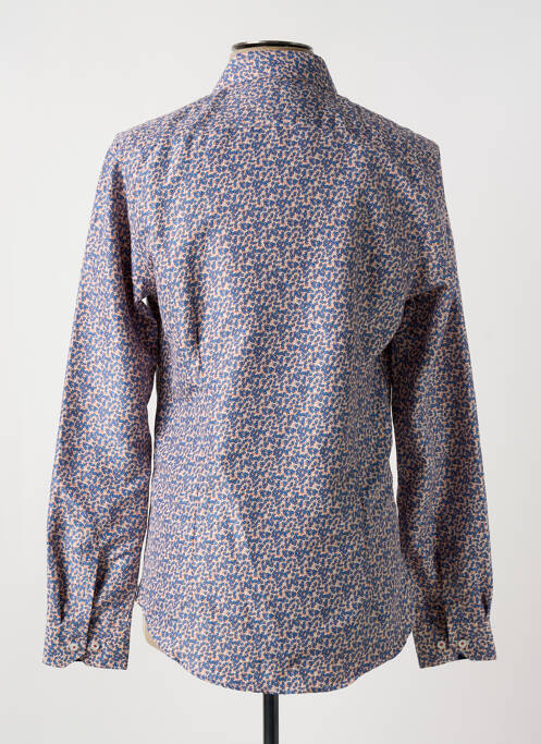 Chemise manches longues bleu YVES ENZO pour homme