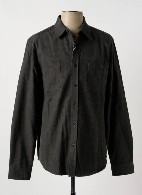 Chemise manches longues gris LOSAN pour homme