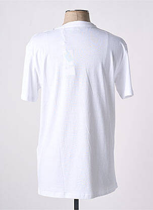 T-shirt coupe droite manches courtes blanc LDN femme