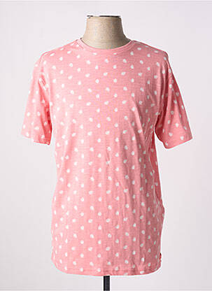 T-shirt coupe droite manches courtes rose LOSAN homme