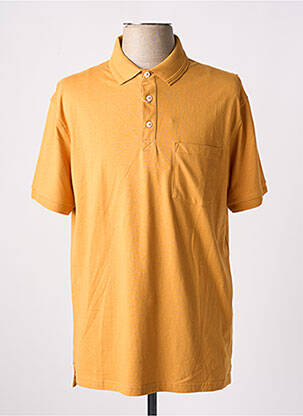 Polo coupe droite manches courtes jaune LOSAN homme