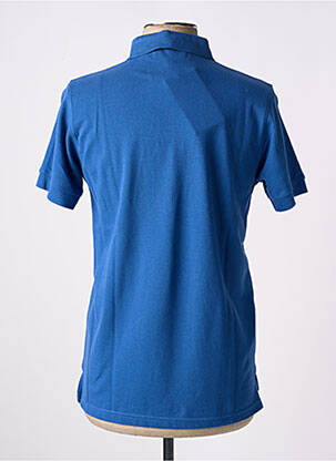 Polo coupe droite manches courtes bleu BROWN JURY homme
