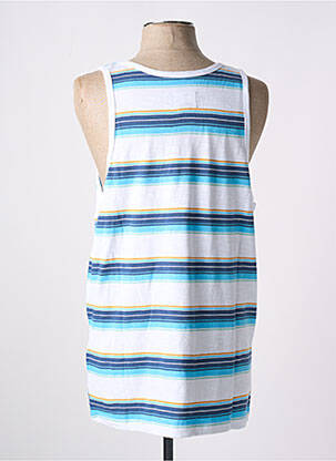 Débardeur imprimé rayures sans manche bleu SALTY CREW homme