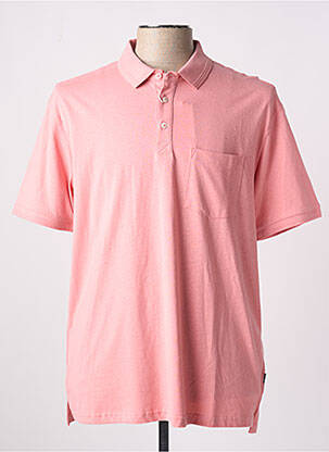 Polo coupe droite manches courtes rose LOSAN homme