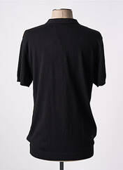 Polo noir 4 FUNKY FLAVOURS pour homme seconde vue